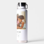 Het leven is beter met mijn grote Kinder foto Waterfles (Achterkant)