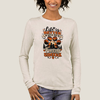 Het leven is beter met mijn harige sidekick Tri-Blend shirt