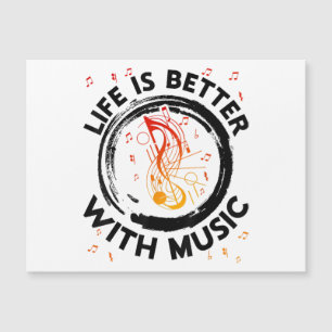Het leven is beter met Muzieknoten Musician Music