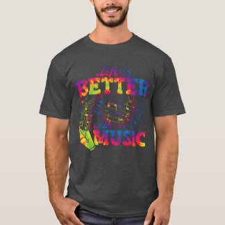 Het leven is beter met muzieknoten Musicus G T-shirt