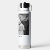 Het leven is beter met persoonlijke foto's waterfles (Achterkant)