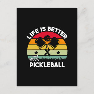 Het leven is beter met Pickleball Informatiekaartje