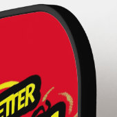 Het leven is beter met pickleball paddle (Links Detail)