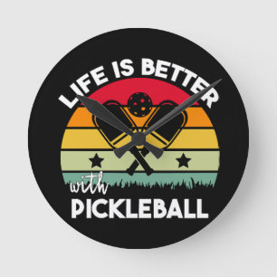 Het leven is beter met Pickleball Ronde Klok