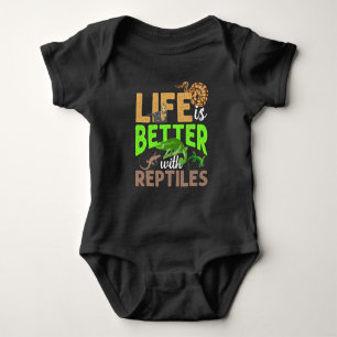 Het leven is beter met Reptiles Gecko Chameleon Sn Romper