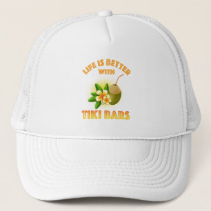 Het leven is beter met Tiki Bars Trucker Pet