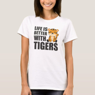Het leven is beter met trekkers - zoete dieren t-shirt