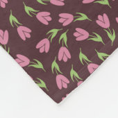 Het leven is beter met Tulpen - Patronen Fleece Deken (Hoek)