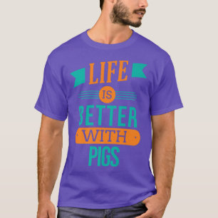 Het Leven Is Beter Met Varkens Premium3979 T-shirt