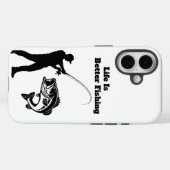 het leven is beter met vissen Case-Mate iPhone case (Achterkant (horizontaal))
