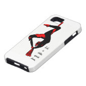 Het leven is beter onderaan de telefoondekking Case-Mate iPhone case (Onderkant)