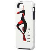 Het leven is beter onderaan de telefoondekking Case-Mate iPhone case (Achterkant Links)