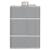 Het leven is beter op de Golfcursus Gray Heupfles (Achterkant)