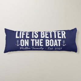 Het leven is beter op de naam van het schip | mari lichaamskussen