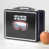 Het leven is beter op de skiester Slopes (In situ)