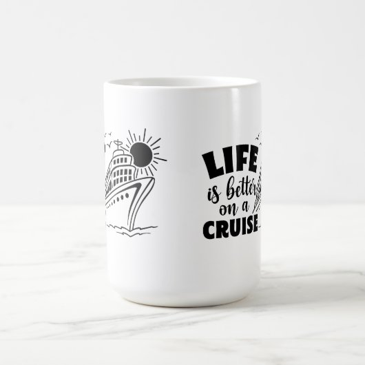 het leven is beter op een cruise - mok (Center)