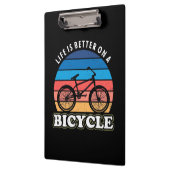 Het leven is beter op een fiets klembord (Links)