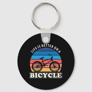 Het Leven Is Beter Op Een Fiets Sleutelhanger
