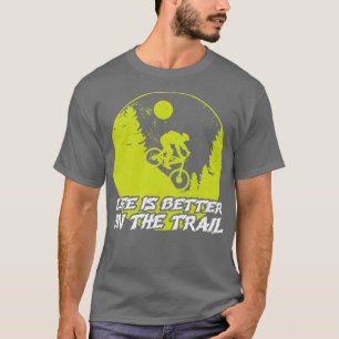 Het leven is beter op het spoor t-shirt