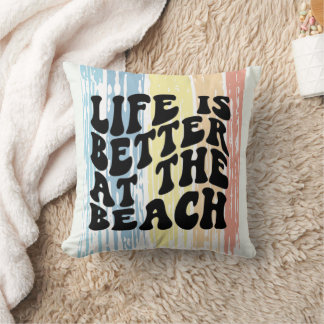 Het leven is beter op het strand kussen