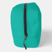 Het leven is beter op het strand turquoise blue toilettasje (Rechts)