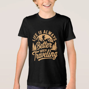 Het leven is beter op reis.png Tri-Blend shirt