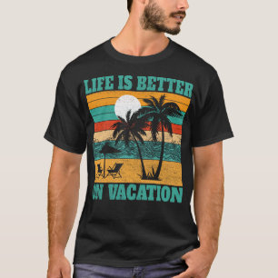 Het leven is beter op vakantie Zomer Beach Party T-shirt