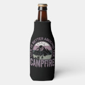 Het leven is beter rondom de kampeerterreinen flesjeskoeler (Fles Voorkant)