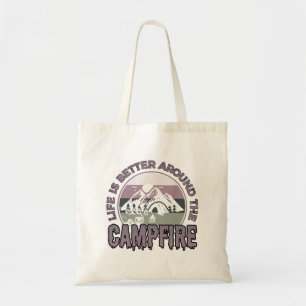 Het leven is beter rondom de kampeerterreinen tote bag