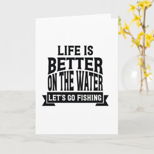 HET LEVEN IS BETER WANNEER U "VIS VIS" BENT KAART (Gele Bloem)