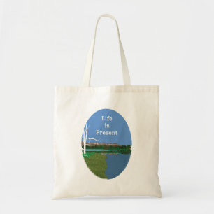 Het leven is cadeau tote bag
