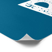 Het leven is cool in het zwembad Swim Lovers Poste Poster (Hoek)