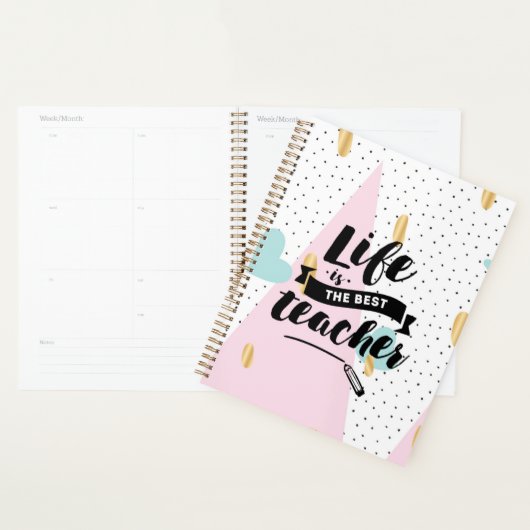 Het leven is de beste leraar planner (Display)