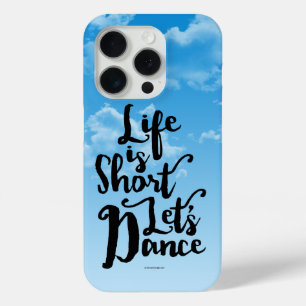 Het leven is de korte Hoesje-Leate iPhoneGeval van iPhone 15 Pro Case