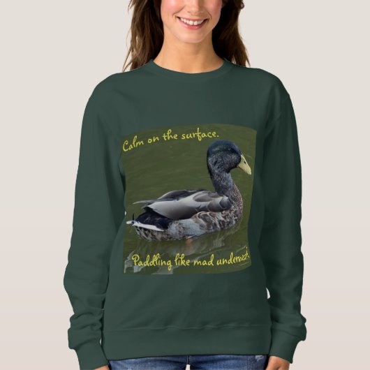 Het leven is Ducky Trui (Voorkant)