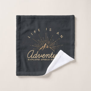 Het leven is een avontuur die de droom van het Ond Bad Handdoek