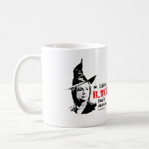 Het leven is een B kiest geen één - Anti Hillary Koffiemok