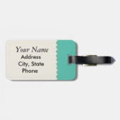 Het leven is een Bagagelabel (Achterkant horizontaal)