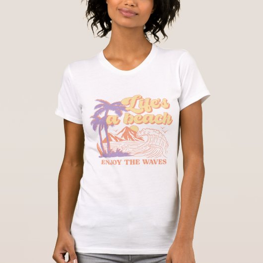 Het leven is een Beacht T-shirt (Voorkant)