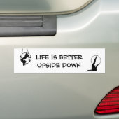 Het leven is een betere Bumpersticker (Op auto)