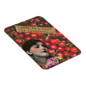 Het leven is een Bowl van Cherries Gewijzigde Kuns Magneet (Rechterzijde)