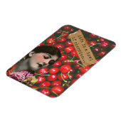 Het leven is een Bowl van Cherries Gewijzigde Kuns Magneet (Linkerzijde)