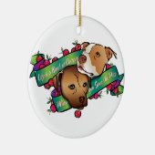 Het leven is een Bowl van Kersen... Keramisch Ornament (Rechts)