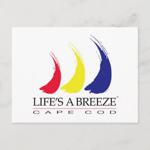Het leven is een Breeze™_Paint-The-Wind_Cape Cod b Briefkaart