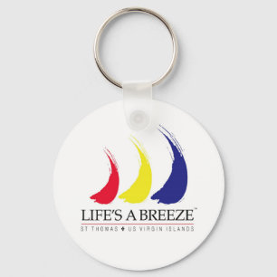 Het leven is een Breeze™_Paint-The-Wind _St. Thoma Sleutelhanger