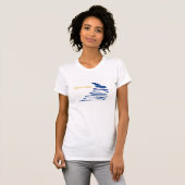 Het leven is een Breeze®_Squiggly Lines California T-shirt (Voorkant volledig)