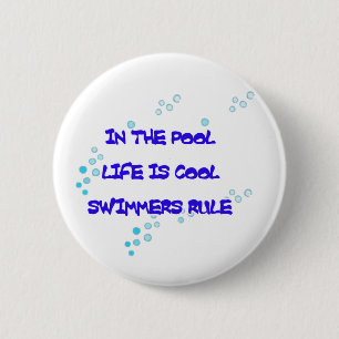 Het leven is een Button rond de crème