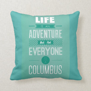 Het leven is een citaat van het avontuur kussen