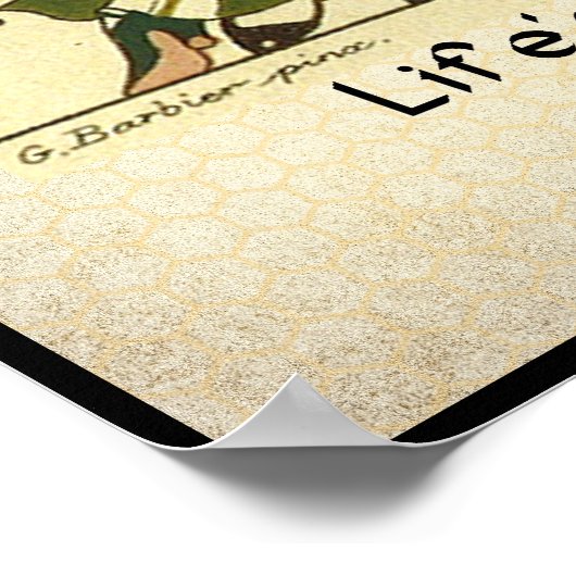 Het leven is een dans: Mode Poster (Hoek)