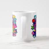 Het leven is een feest jumbo mok (Achterkant)